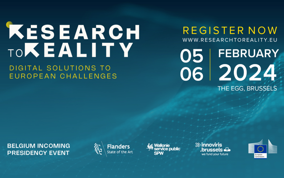 RESEARCH TO REALITY – DIGITAL SOLUTIONS TO EUROPEAN CHALLENGES